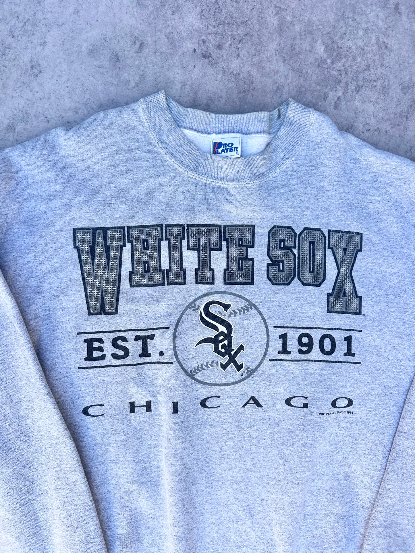 Vintage 1998 White Sox Chicago Baseball Crewneck (XL)