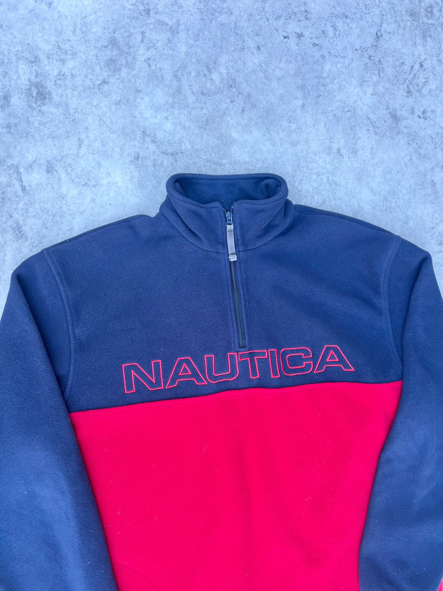 Vintage Nautica Fleece Pullover (XL)