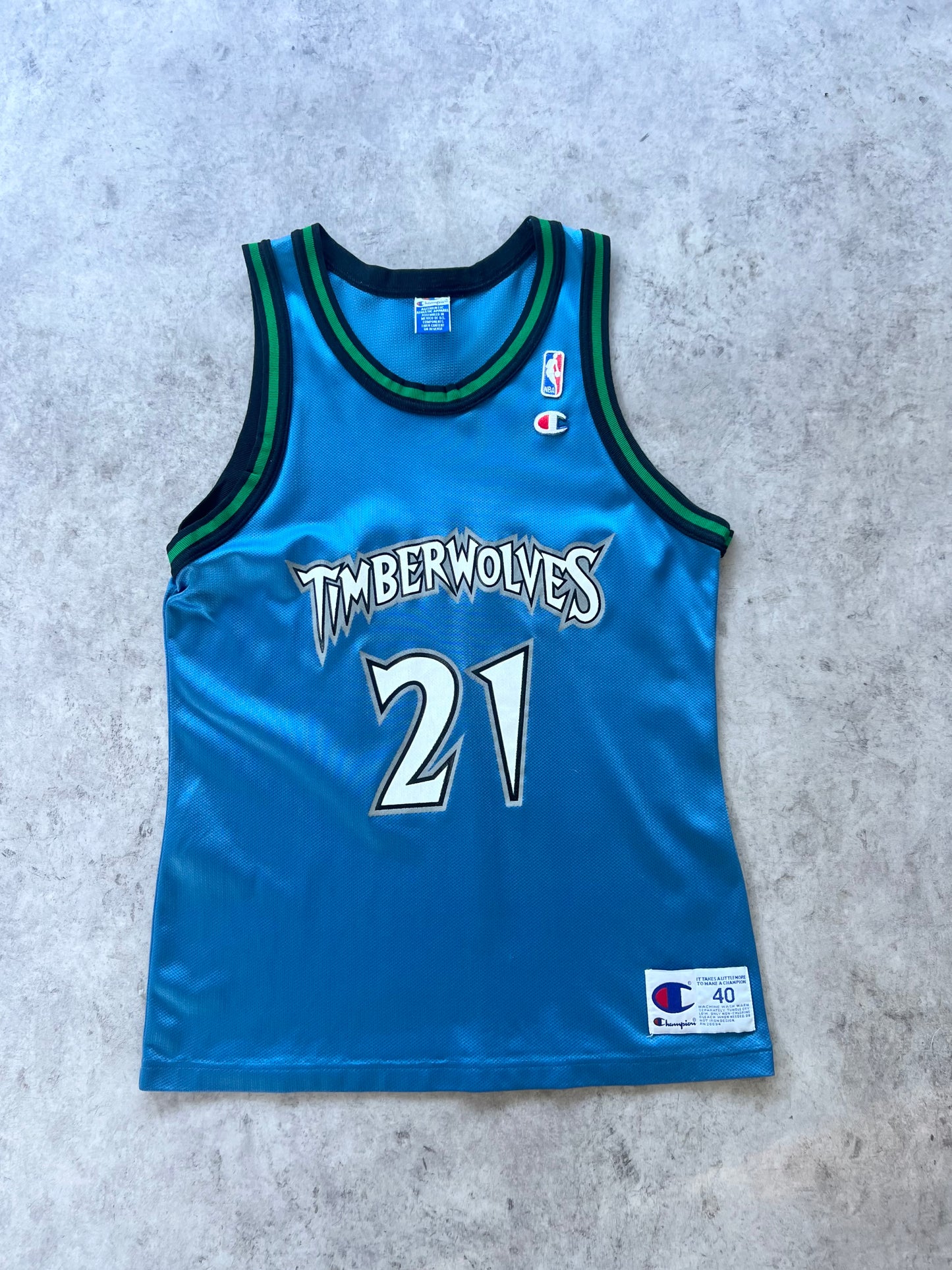 Vintage 90’s Kevin Garnett Champion Jersey (M)