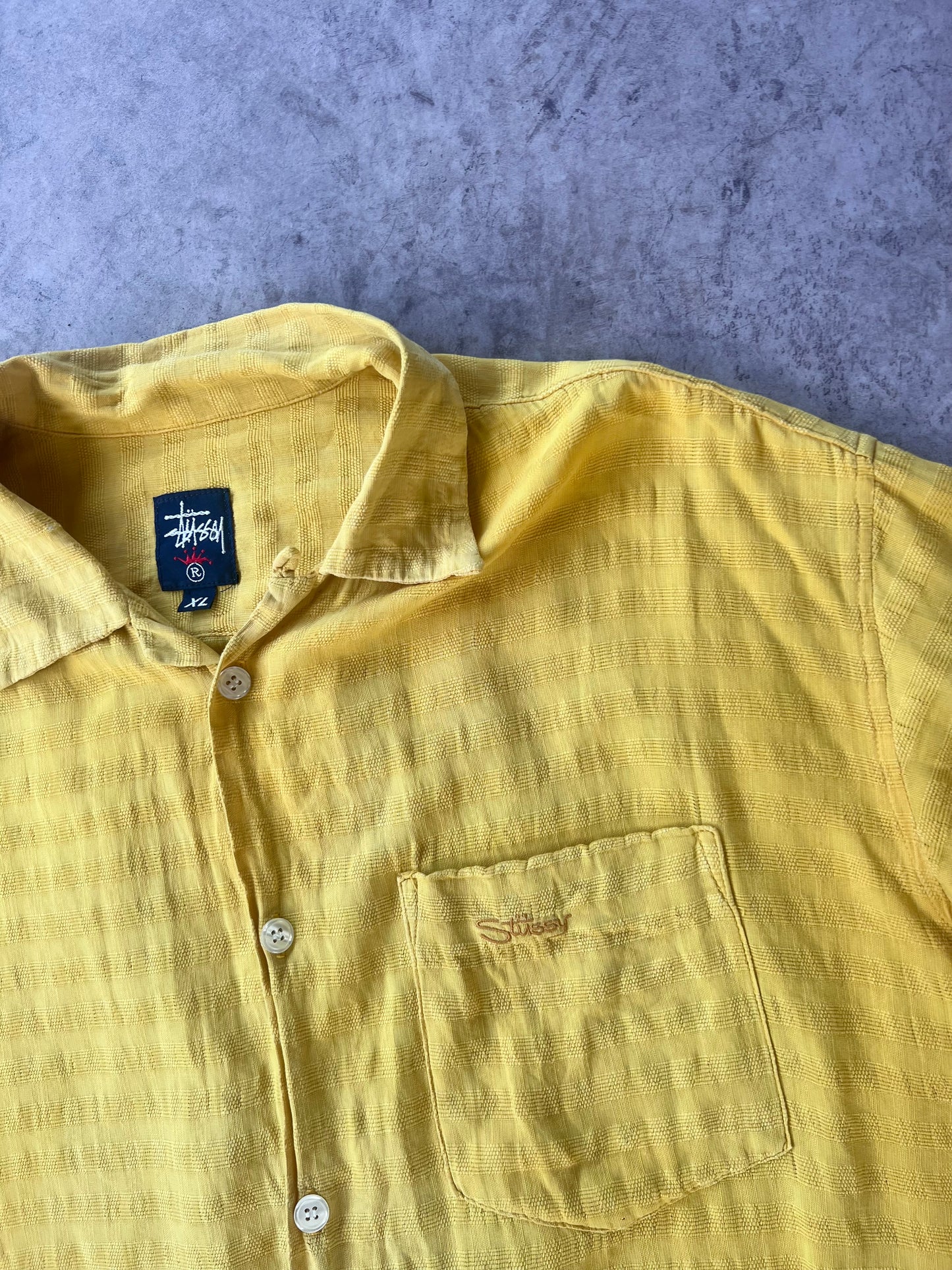 Vintage Stussy USA Button up Shirt (XXL)