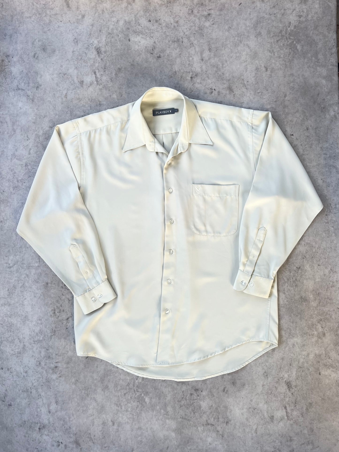 Vintage Play Boy Button Up Shirt (L)