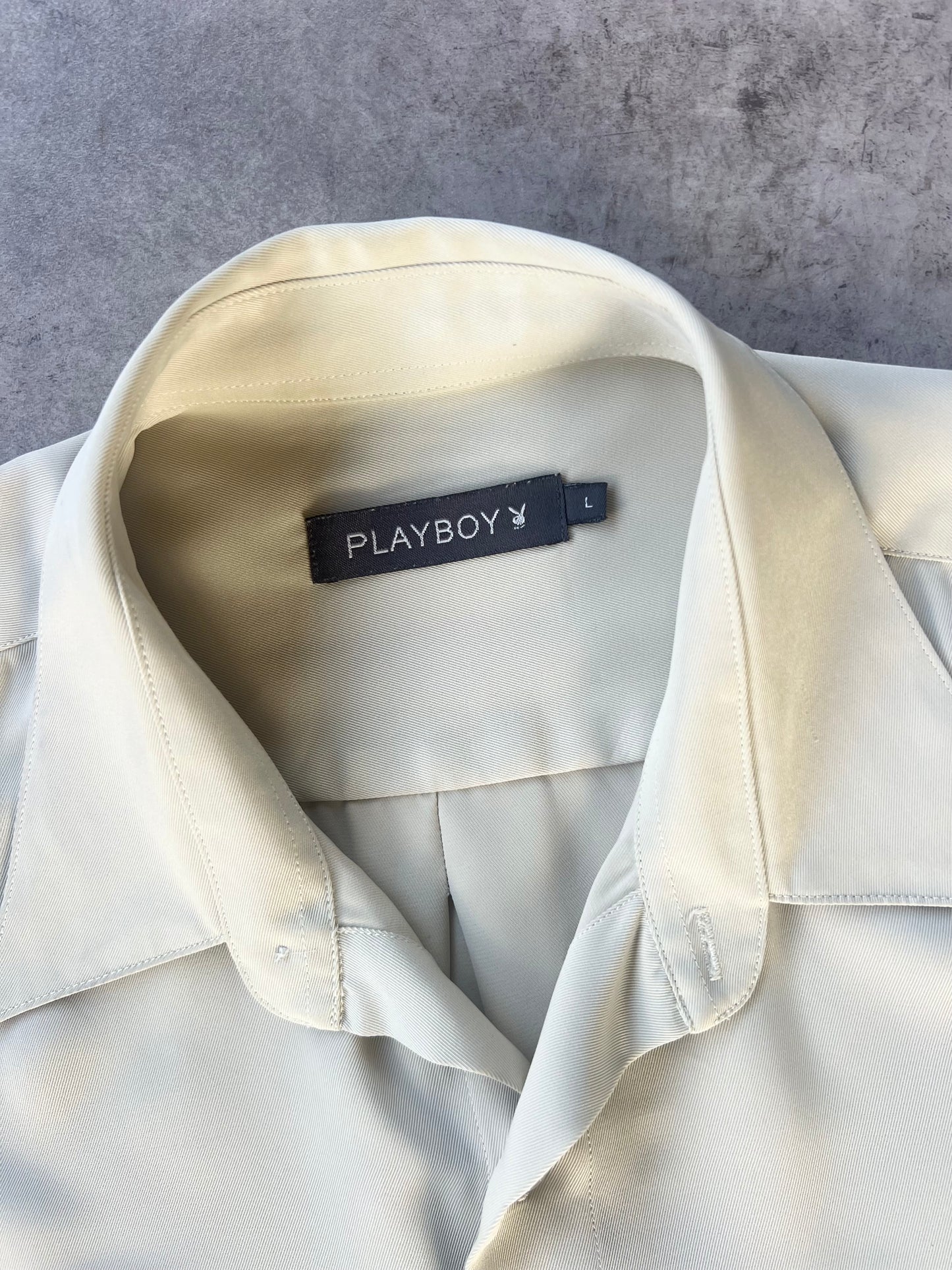 Vintage Play Boy Button Up Shirt (L)