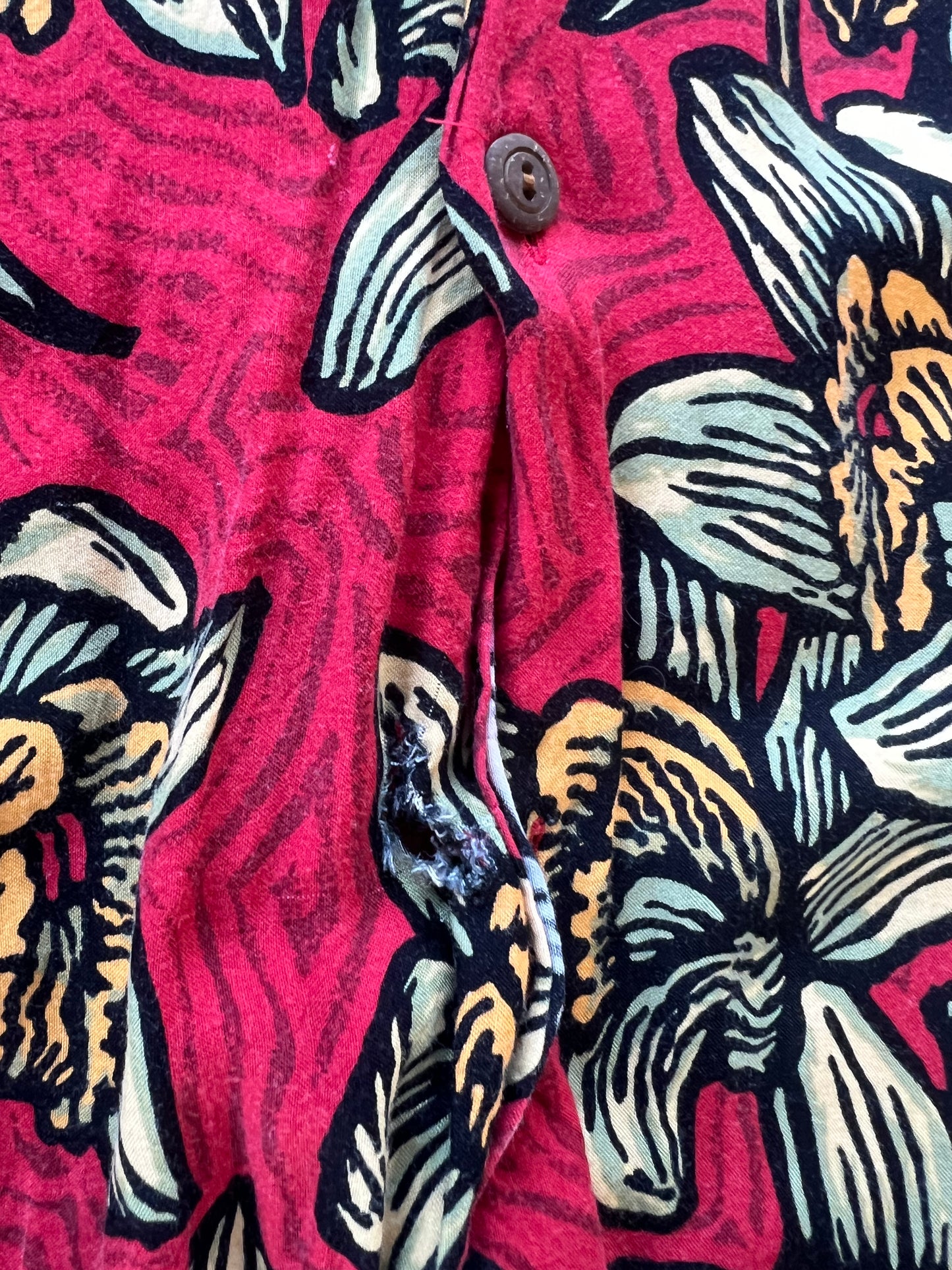 Vintage Mambo Loud Hawaiian Shirt (XL)