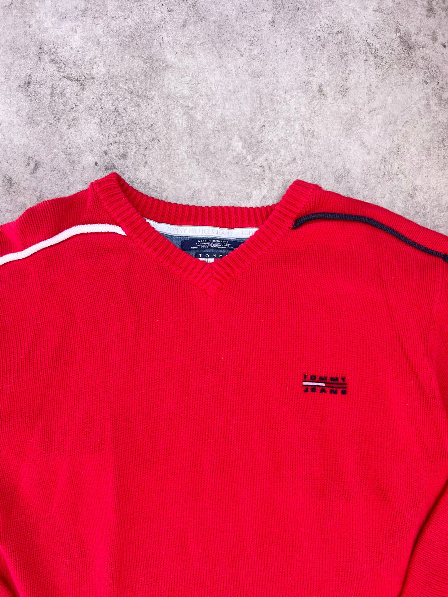 Vintage Tommy Jeans Knit Sweater (XXL)
