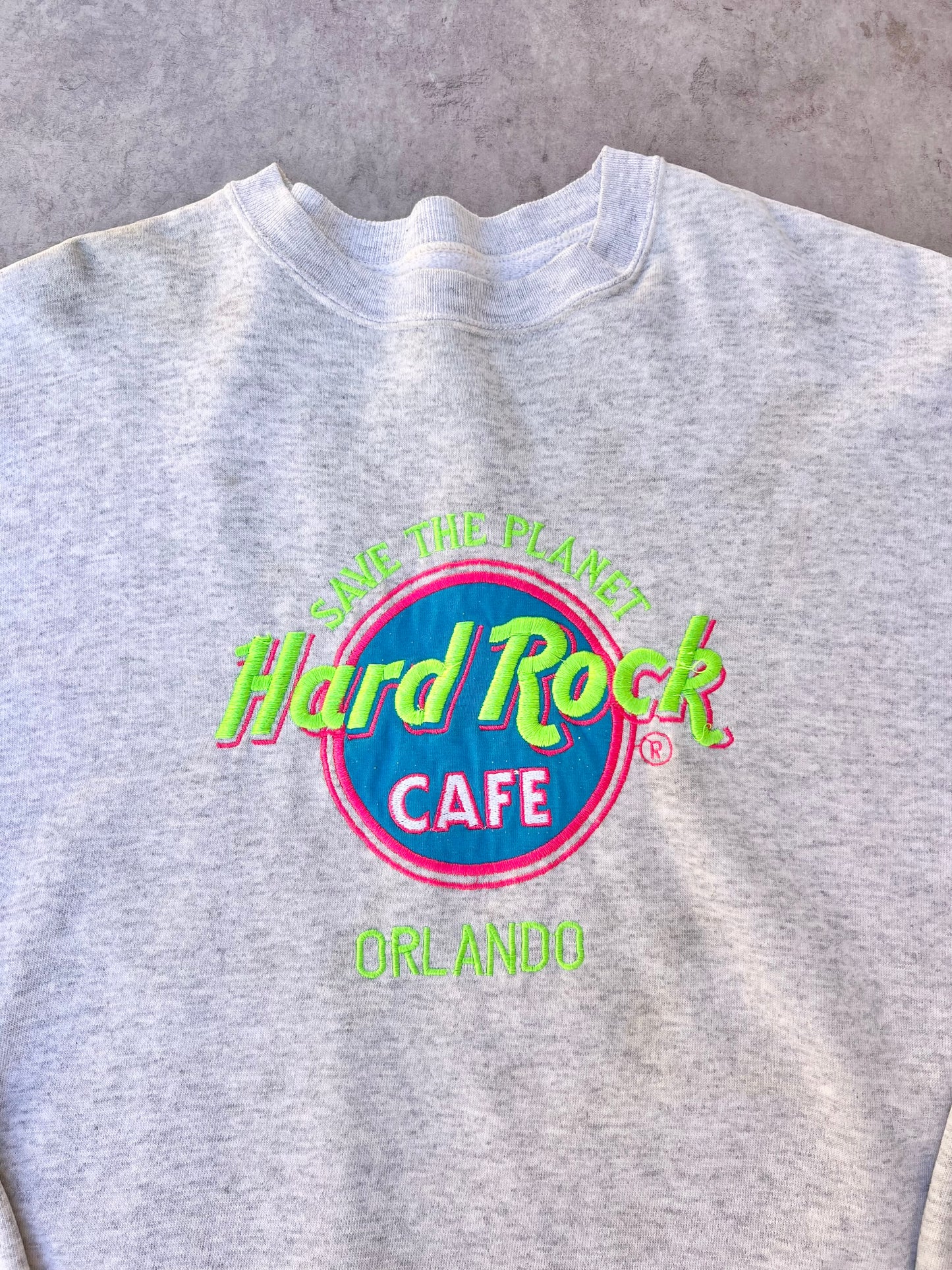 Vintage Hard Rock Cafe Orlando Save The Planet Crewneck (L)
