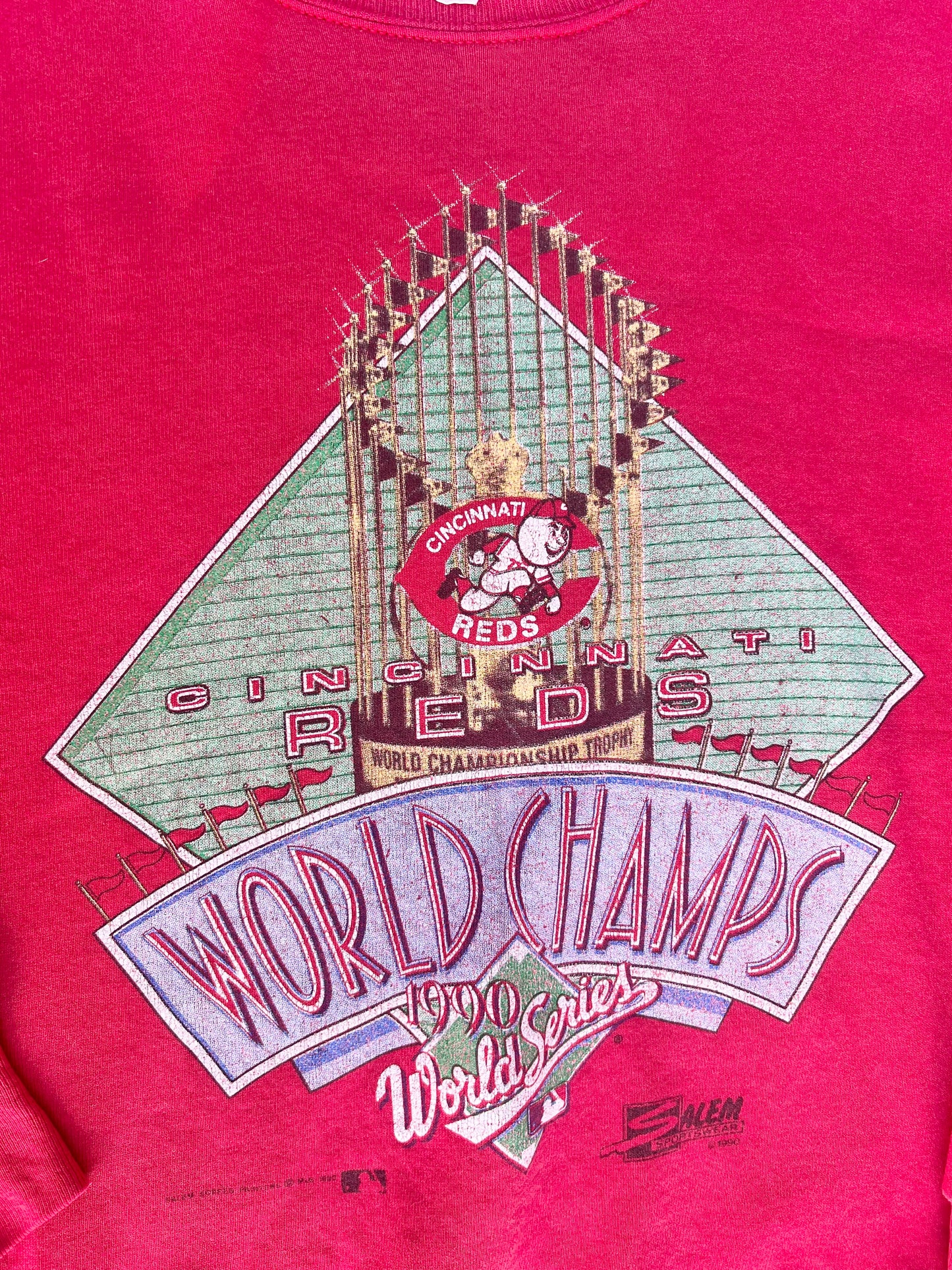 Vintage 1990 Cincinnati Reds World Champs Crewneck (L)