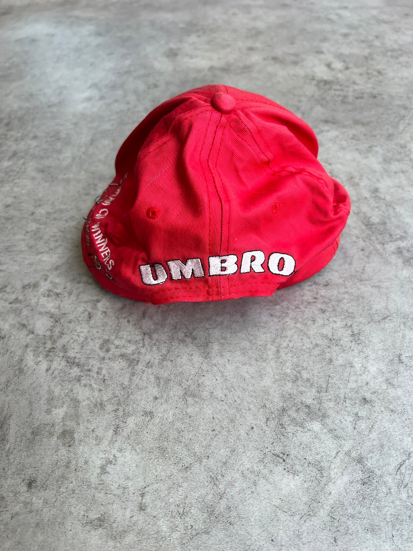 Vintage Umbro Ajax De Meer European Winner SnapBack
