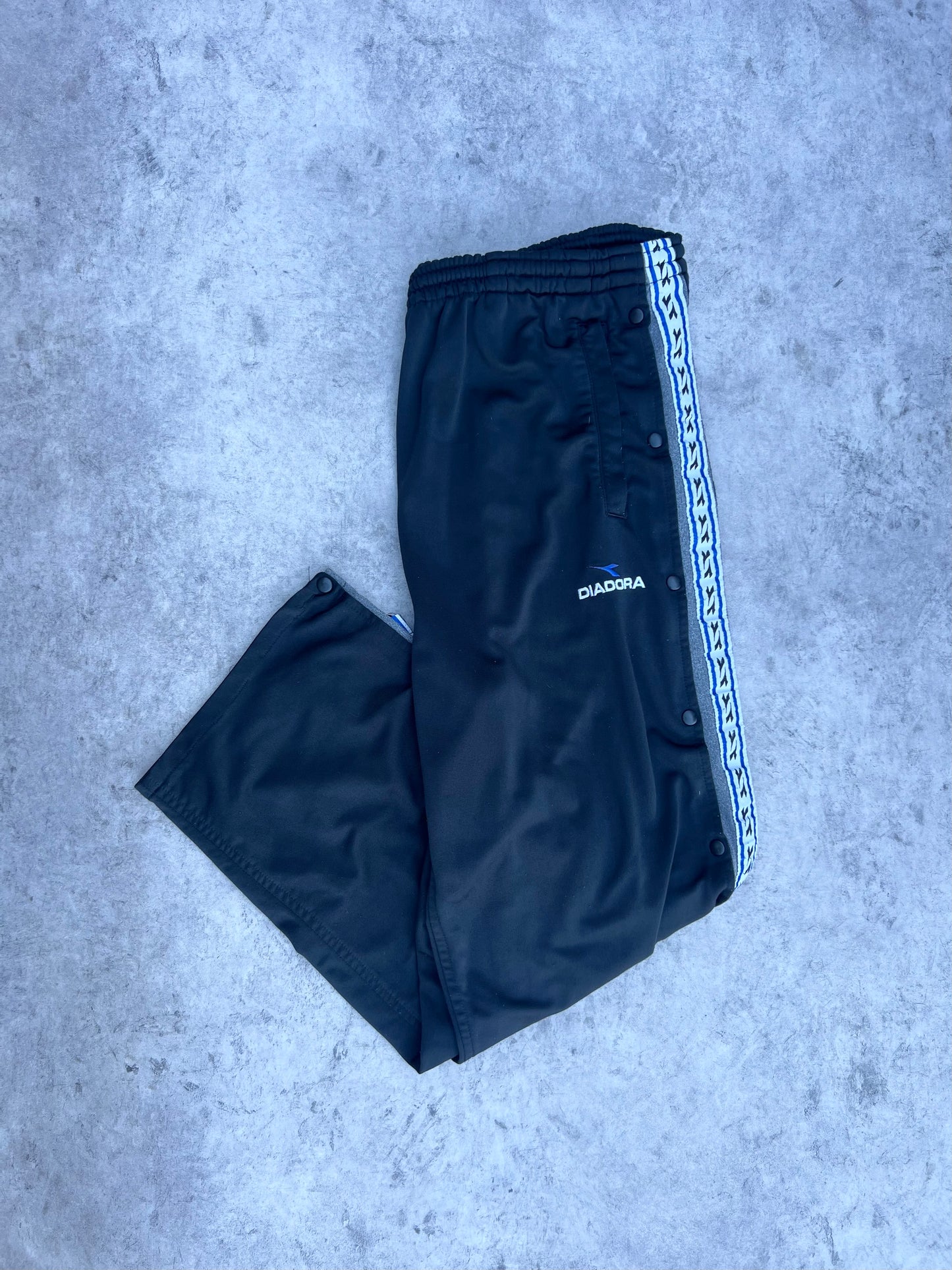 Vintage Diadora Taped Tear Away Track Pants (34”)