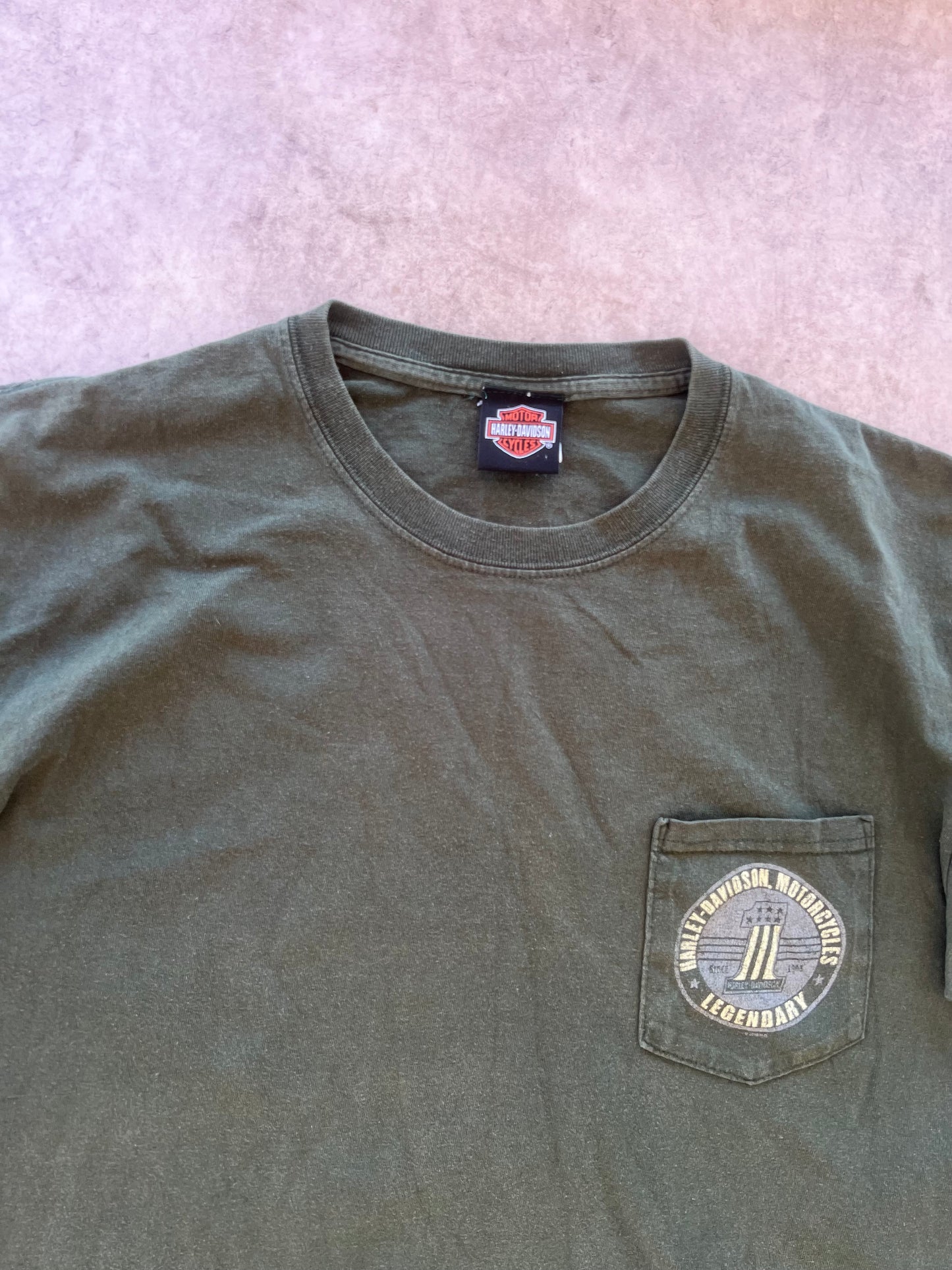 Vintage Harley Davidson Jackson,Wyoming Tee (L)