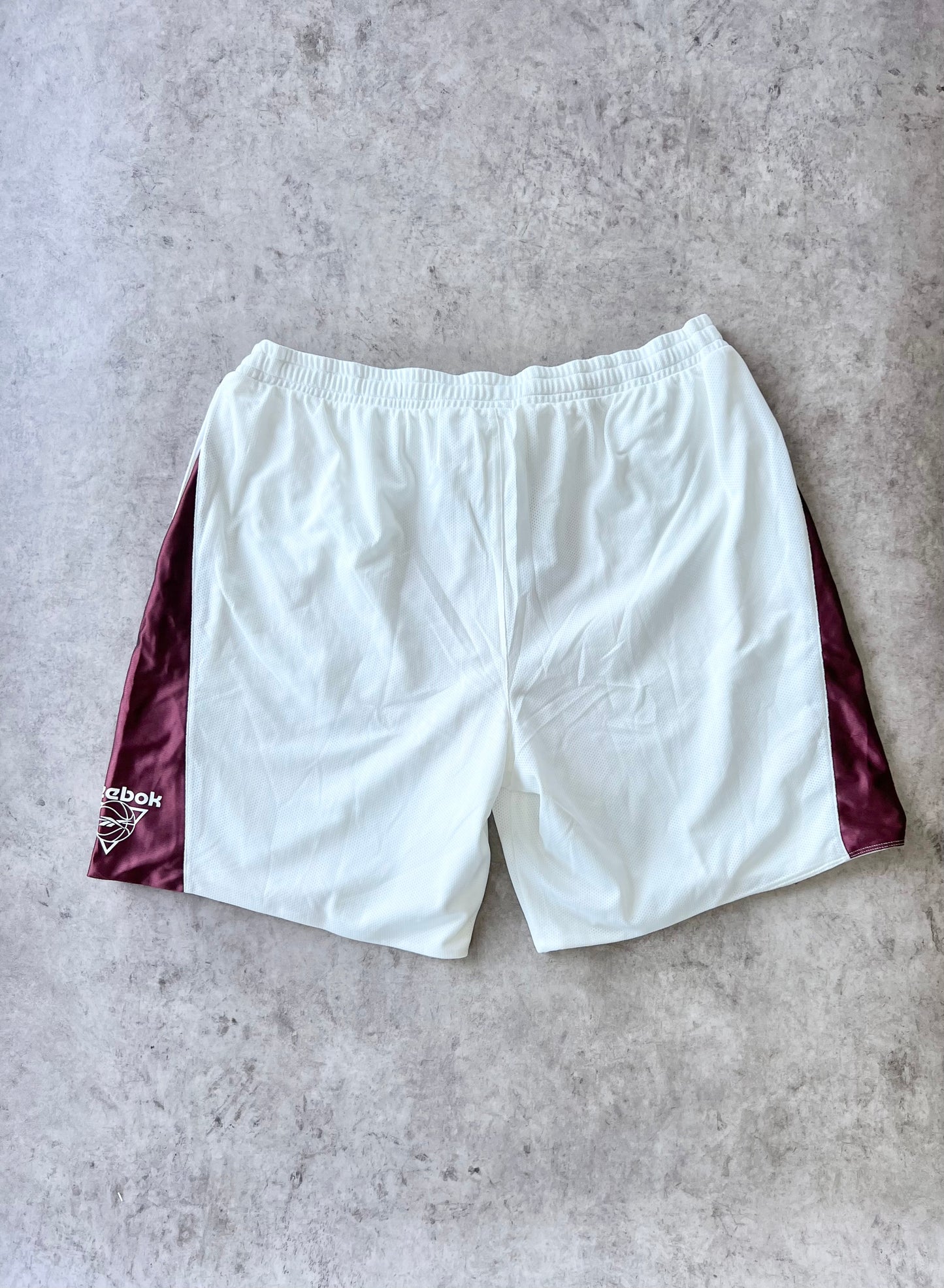 Reebok White Basket Ball Shorts (40")