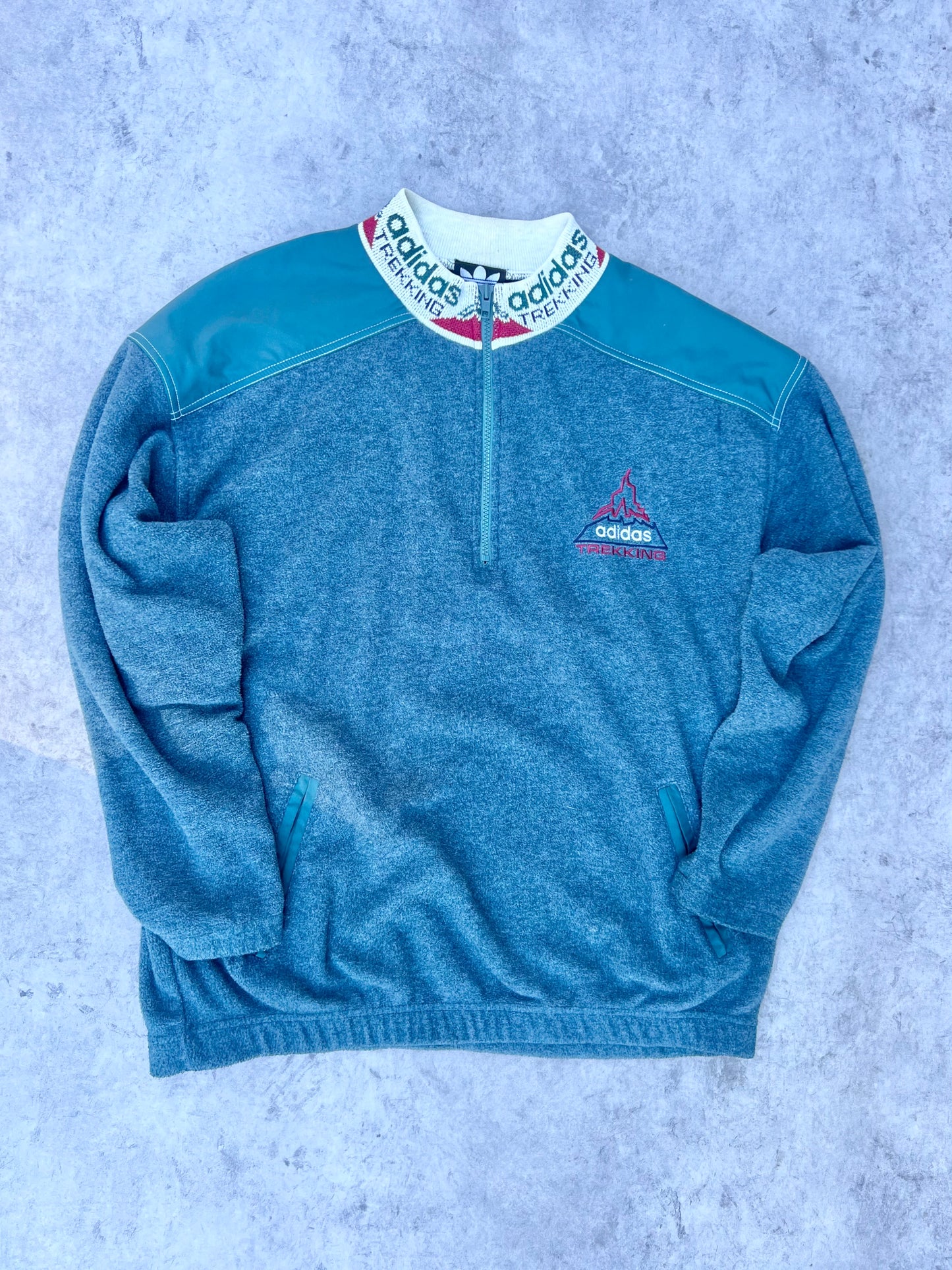 Adidas Trekking Fleece 1/4 Zip Jacket (XL)