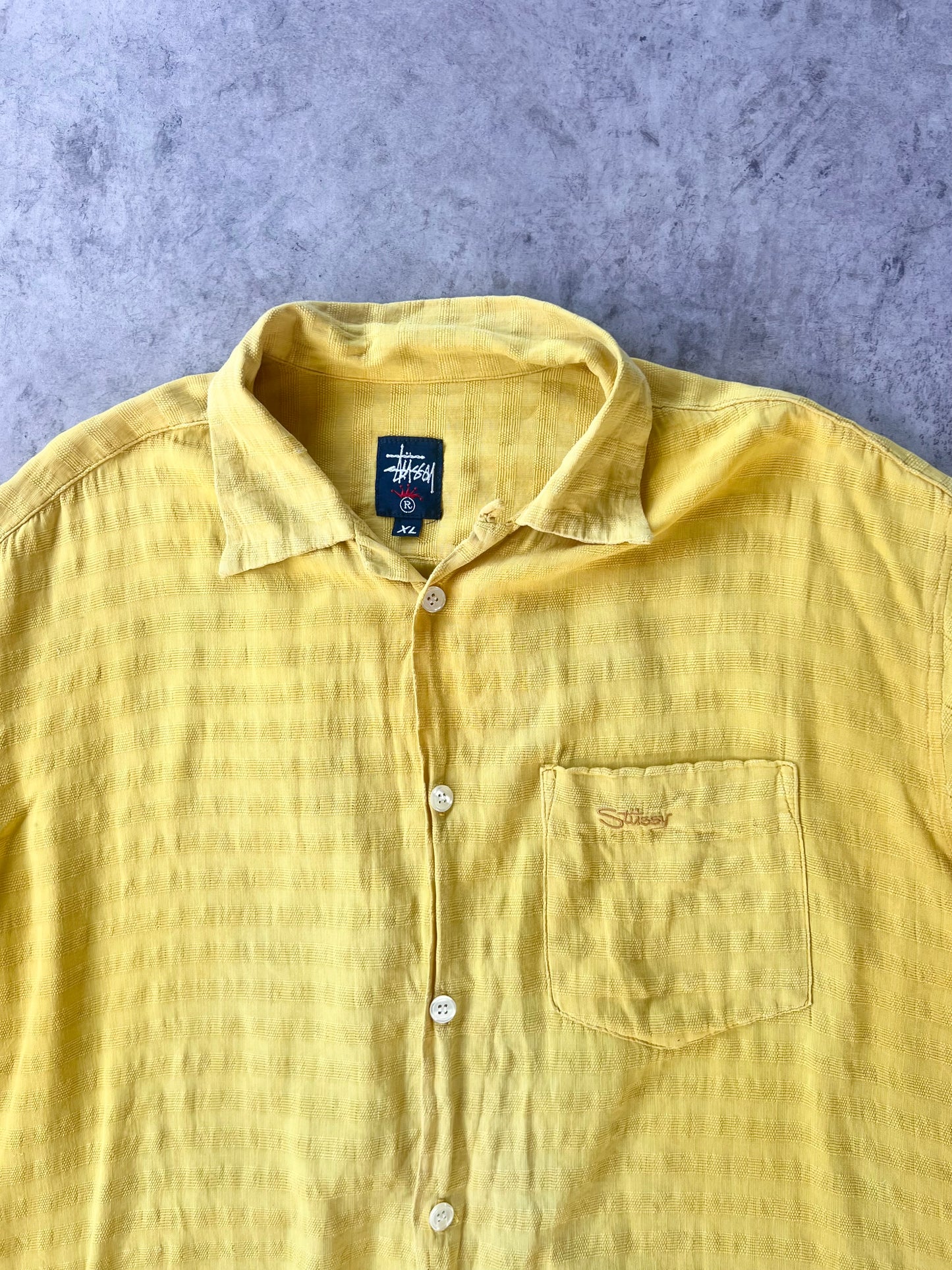 Vintage Stussy USA Button up Shirt (XXL)