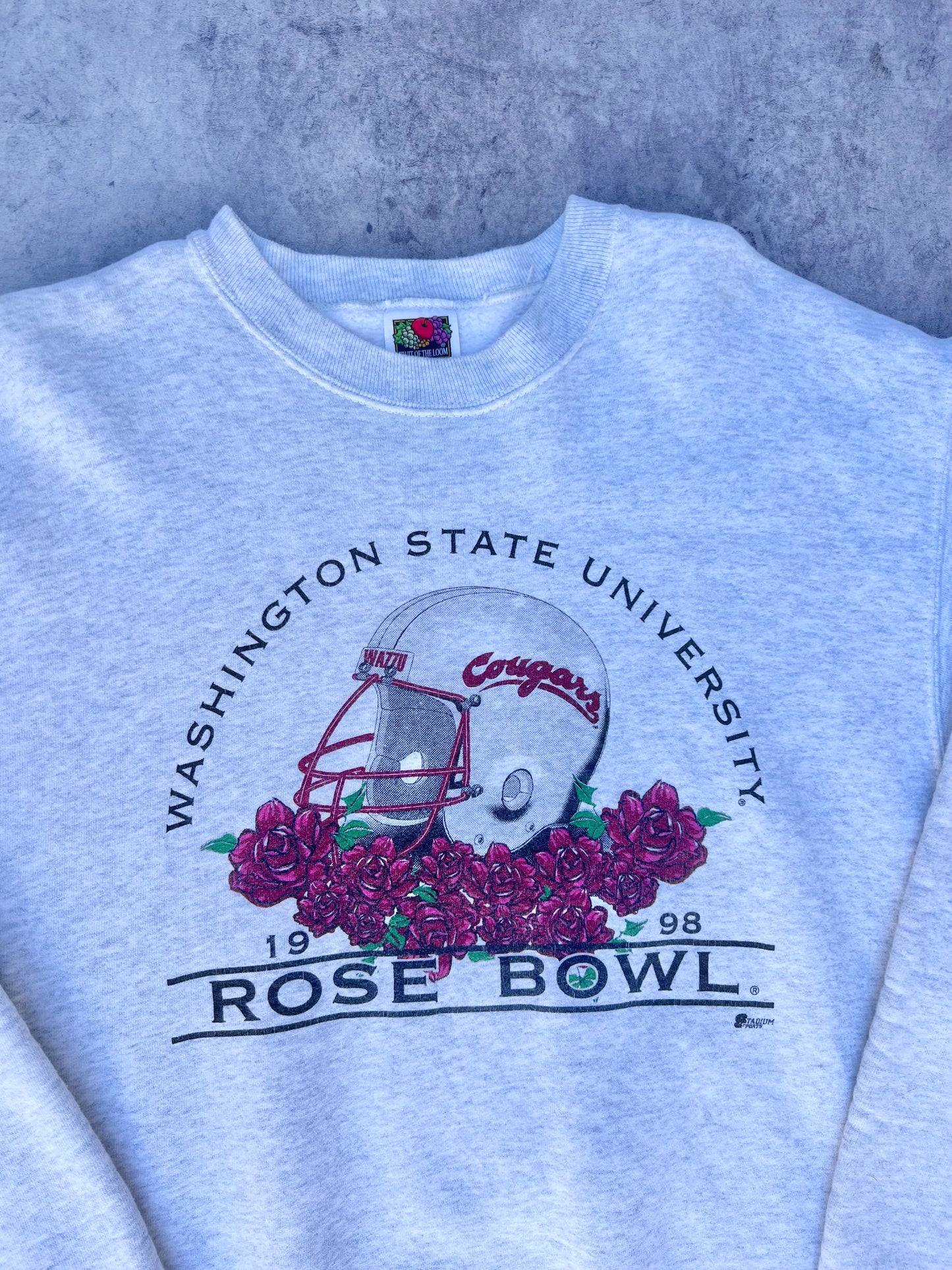 Vintage 1998 Washington State University Rose Bowl Crewneck (M)