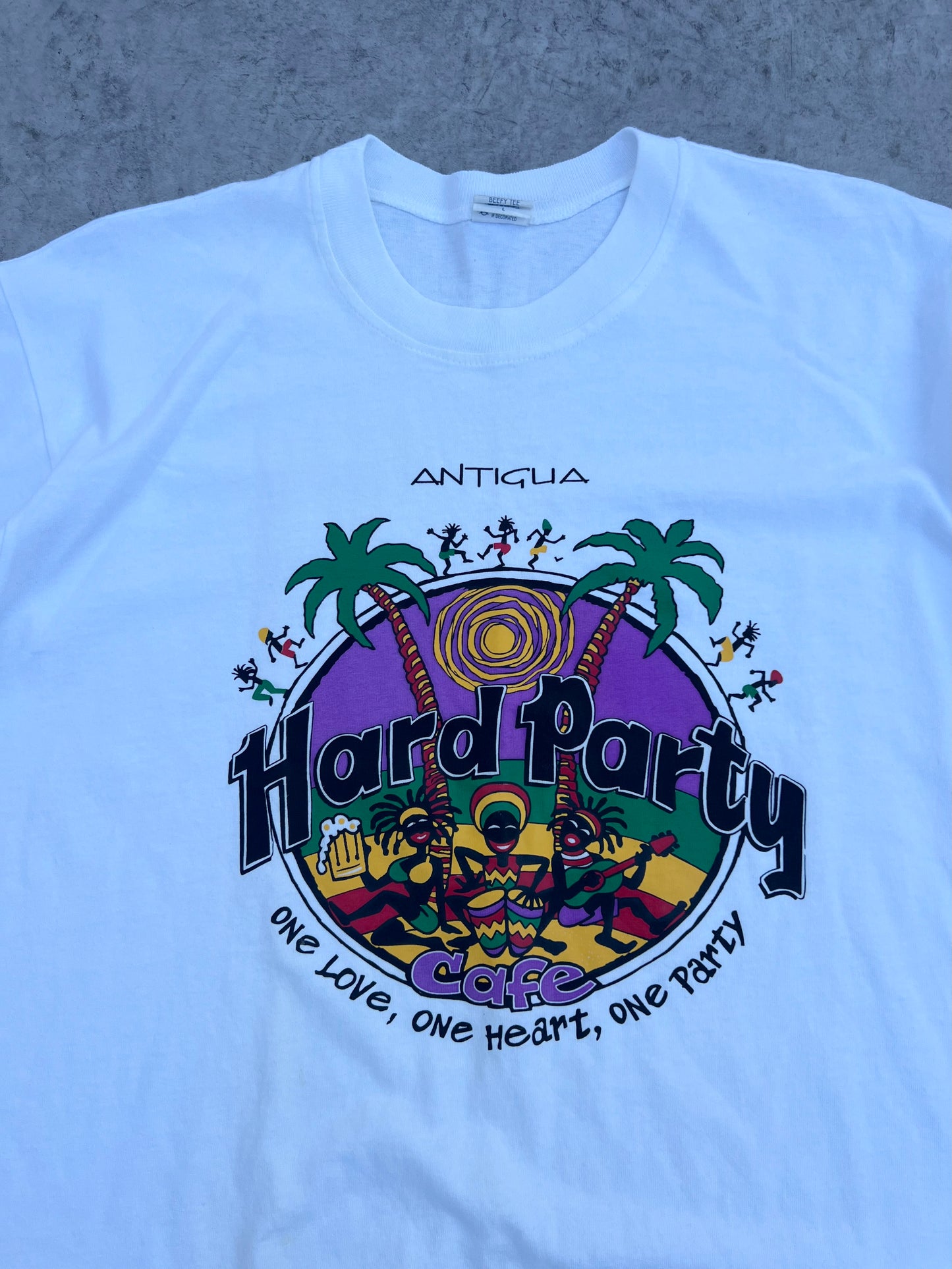 Vintage Antiglia Hard Party Cafe Tee (L)