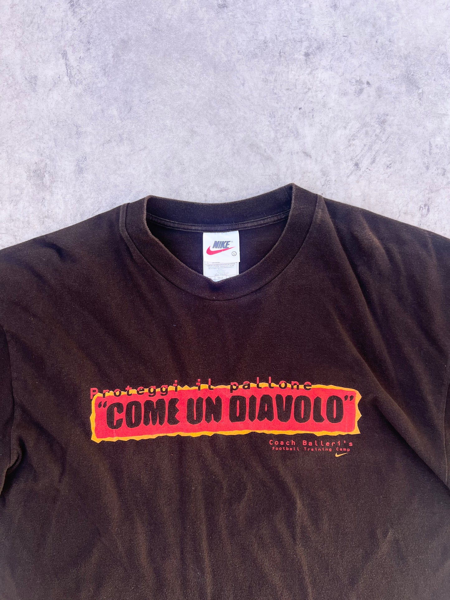 Vintage Nike Coach Balleri’s Football Training Camp Tee (XL)