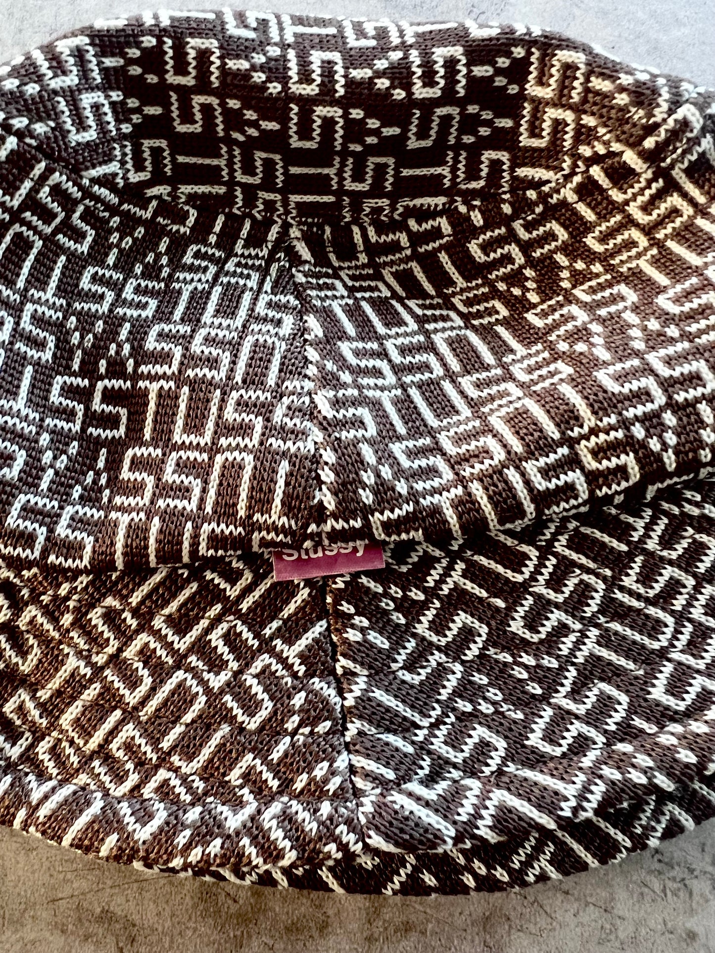 Vintage Stussy Monogram Bucket Hat