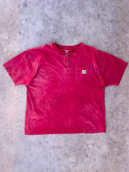Vintage Carhartt Button Up Pocket Tee (XL)