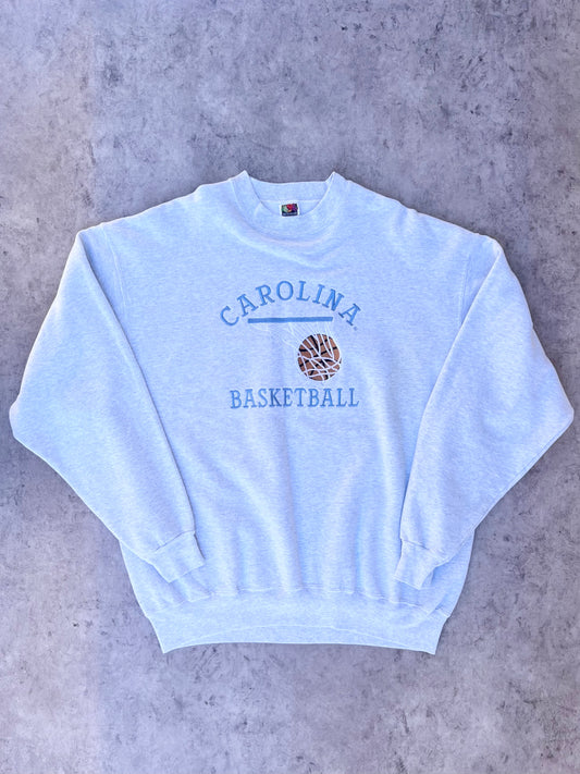 Vintage Carolina Basketball Crewneck (XXL)