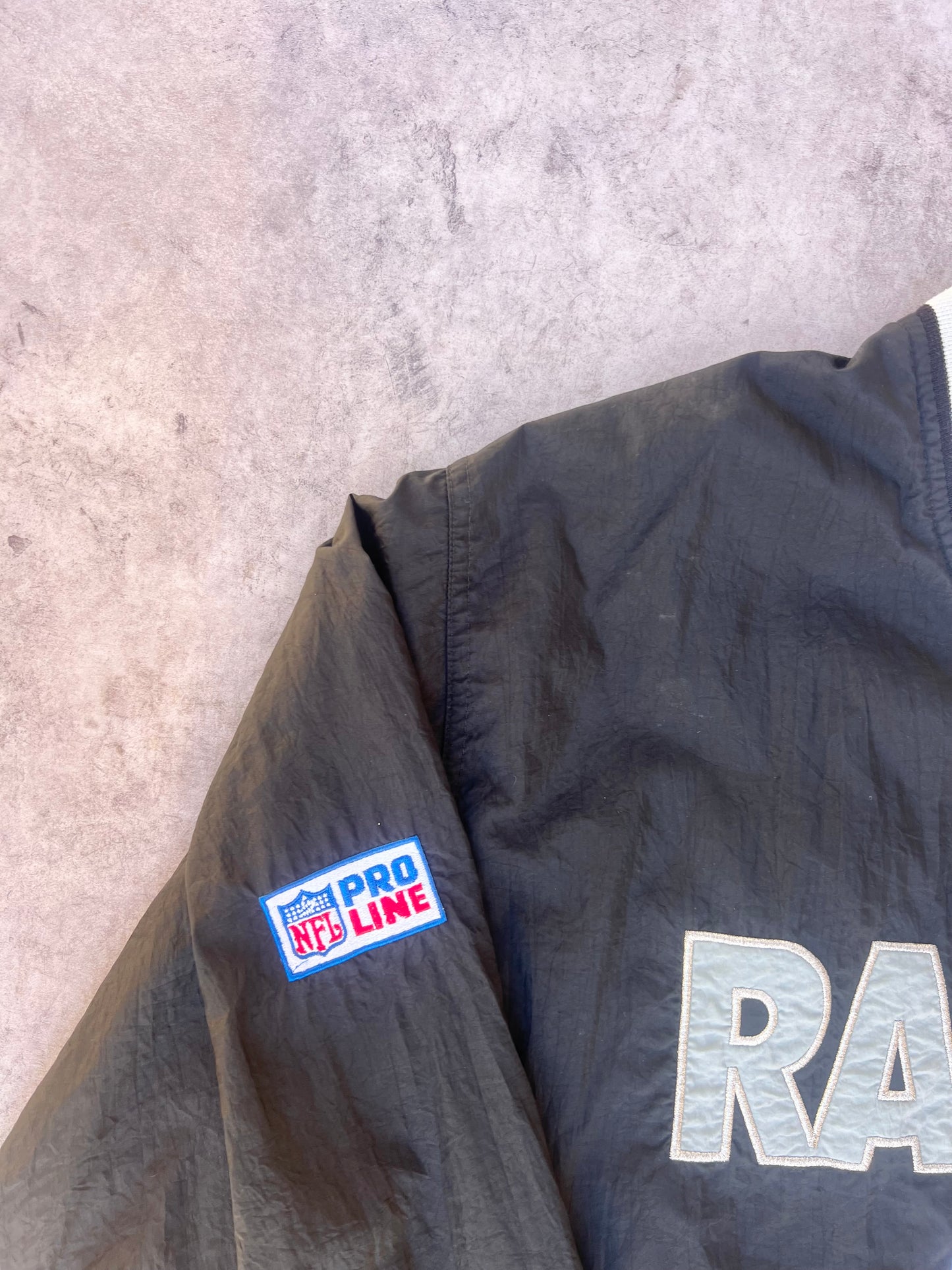 Vintage Oakland Raiders Reversible Pro Line Champion Pullover (XL)