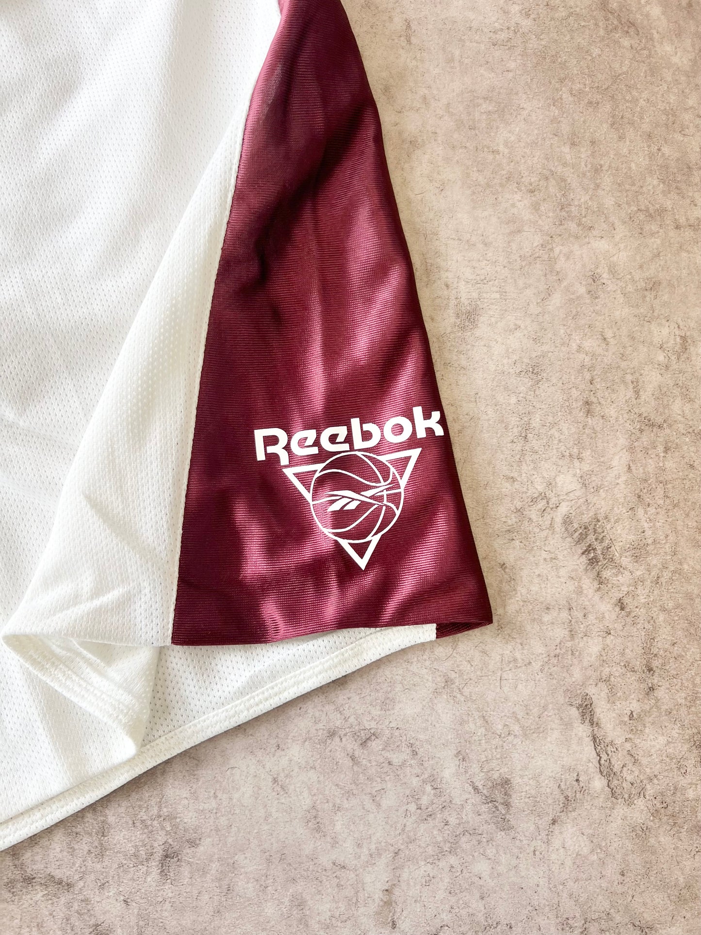 Reebok White Basket Ball Shorts (40")