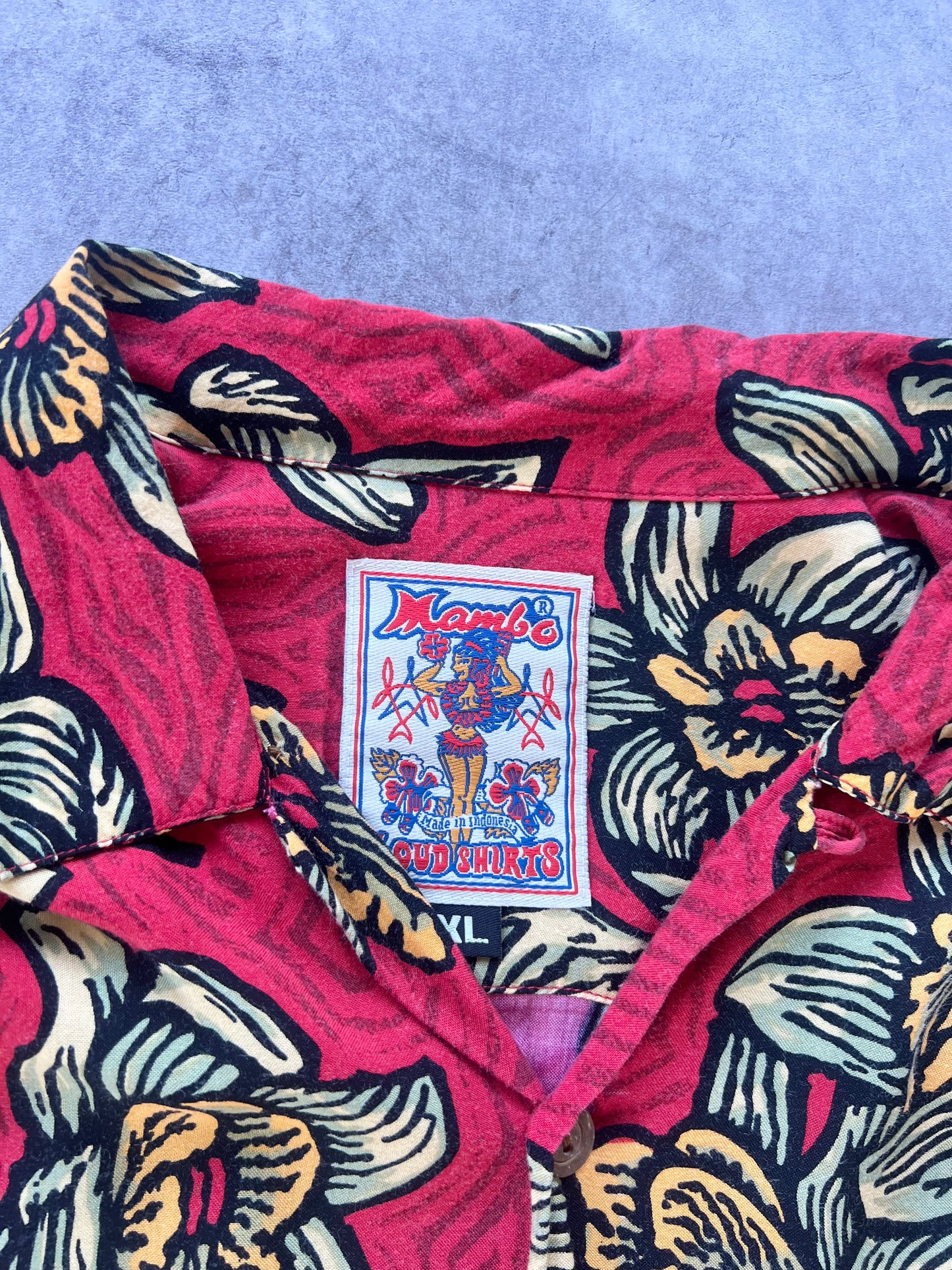 Vintage Mambo Loud Hawaiian Shirt (XL)