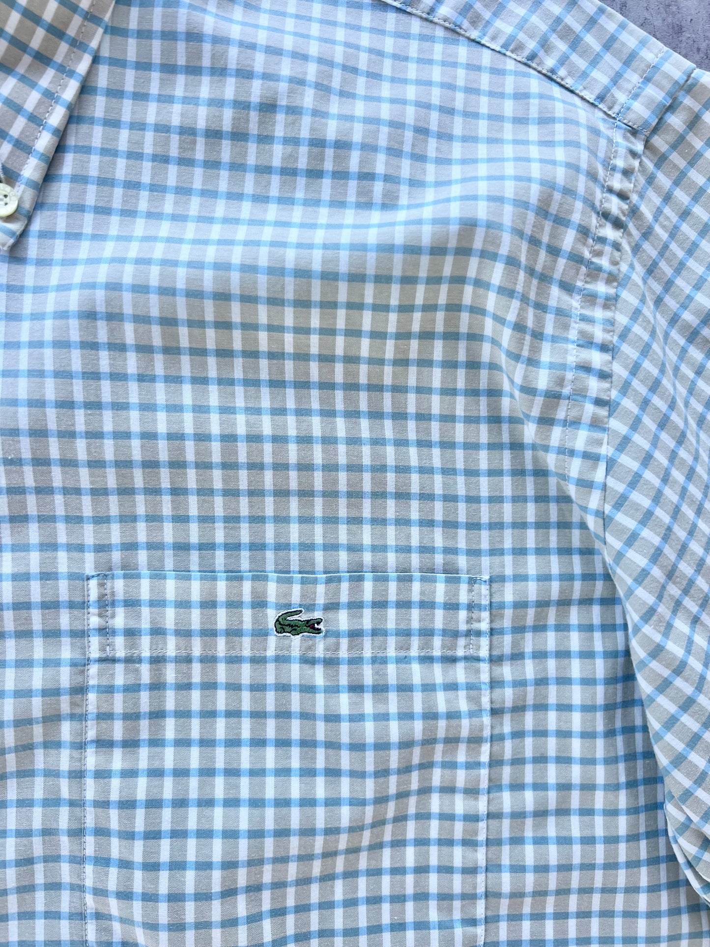 Vintage Lacoste Button Up Shirt (L)