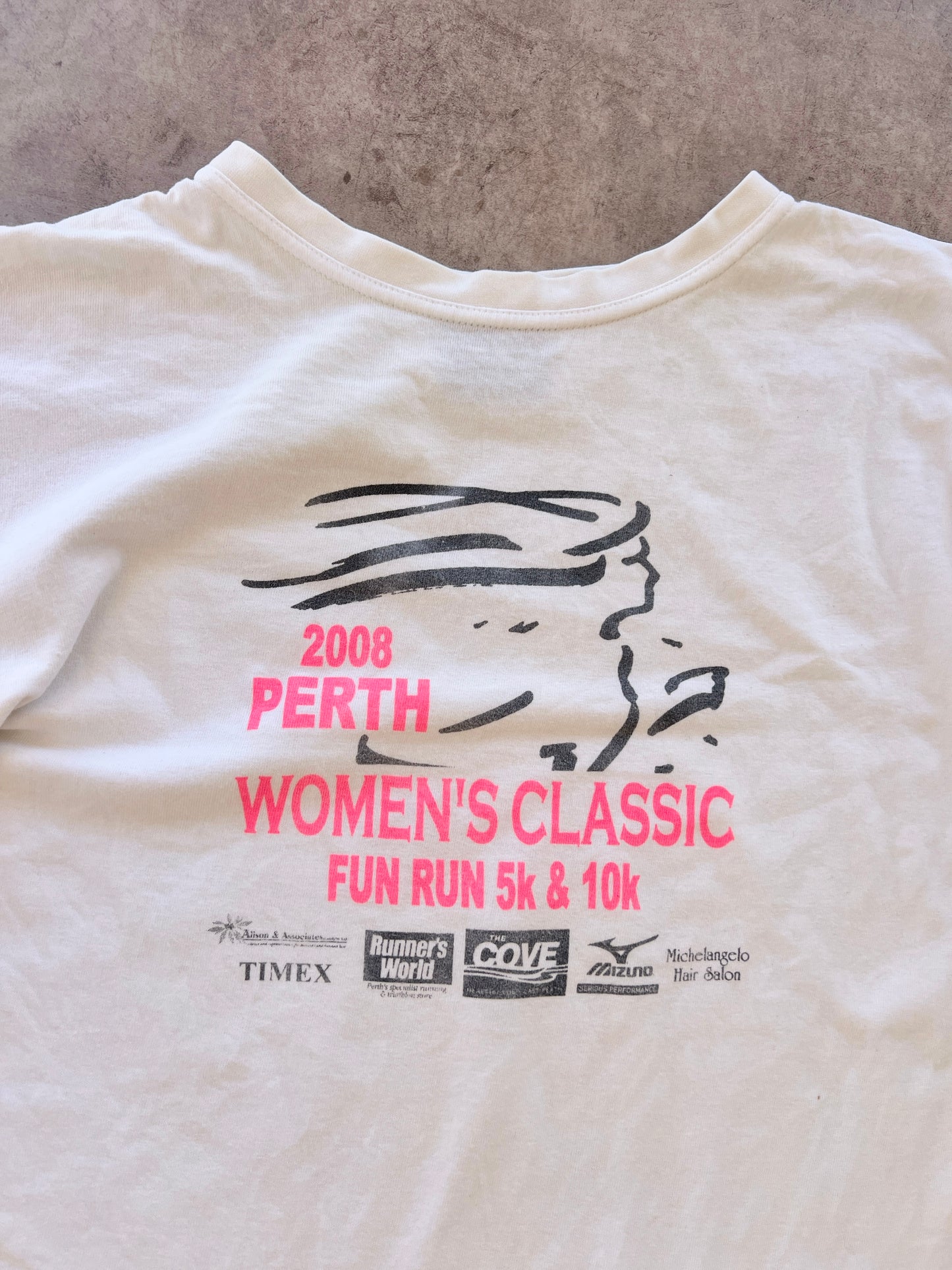 2008 Perth Woman's Classic Fun Run Tee (M)