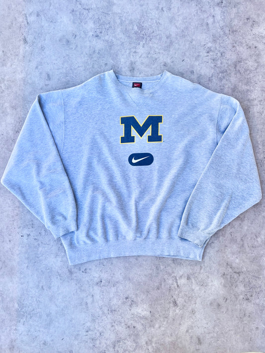 Vintage Nike University of Michigan Crewneck (XL)
